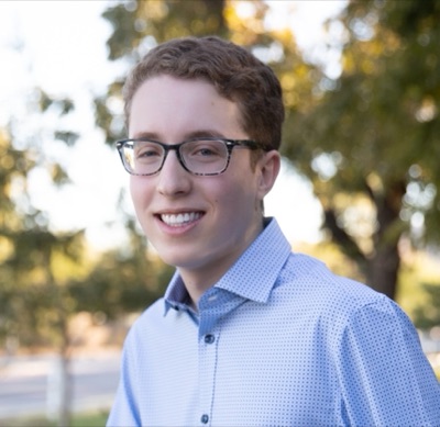 Portrait of Dylan Schreiber.